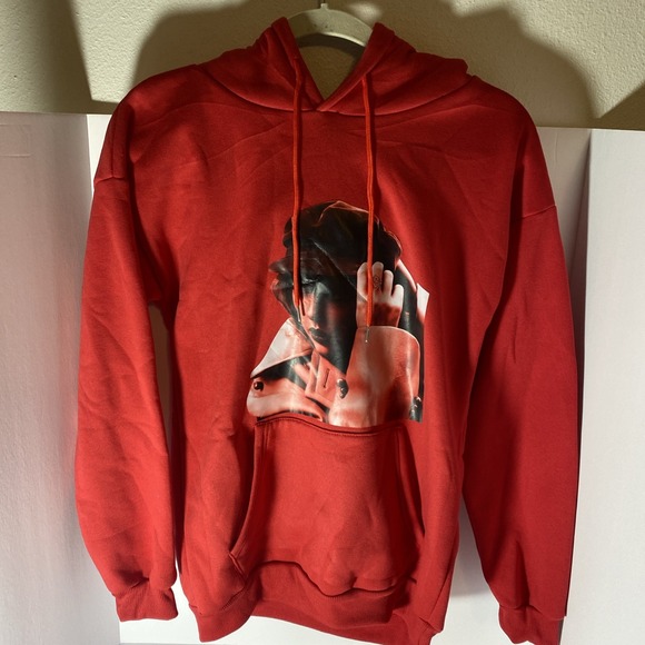 Taylor Swift Tops - Taylor Swift RED TV Taylors Version Oversized Sweatshirt Beige‎ Hoodie XS K1